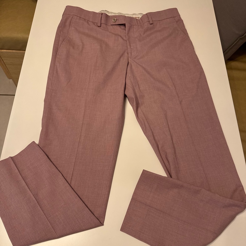 Egara Mens 36x32 Skinny Fit Stretch Dress Pants